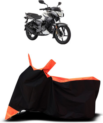 VESMEI Two Wheeler Cover for Bajaj(Pulsar NS200, Orange)