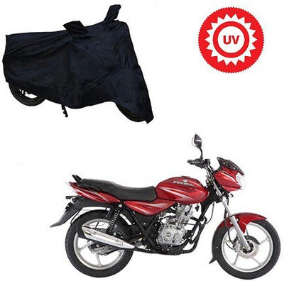 MMSSTAR Waterproof Two Wheeler Cover for Bajaj(Discover 125 DTS-i, Black)