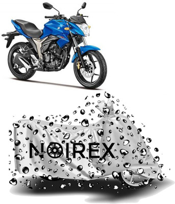 NOIREX Two Wheeler Cover for Suzuki(Gixxer, Silver)