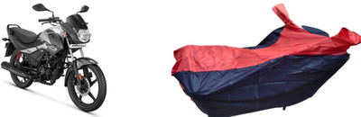 malti Two Wheeler Cover for Hero(Passion Pro i3S, Red, Blue)
