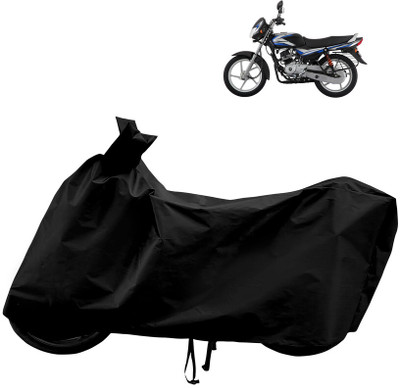 Horseyaart Waterproof Two Wheeler Cover for Bajaj(CT100, Black)