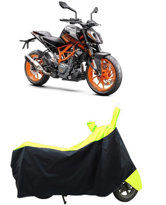 Coxtor Waterproof Two Wheeler Cover for KTM(250 Duke, Yellow)