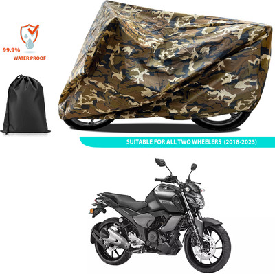 PAGORA Waterproof Two Wheeler Cover for Yamaha(FZ16, Yellow)