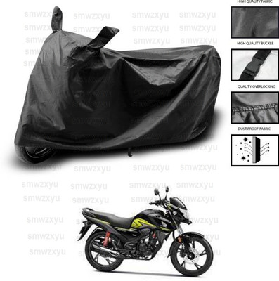 smwzxyu Waterproof Two Wheeler Cover for Honda(SP 125, Black)