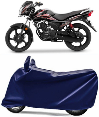 DeepShakshi AUTOMOTIVE Two Wheeler Cover for TVS(Victor New, Blue)