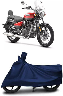 OXTAUL Two Wheeler Cover for Royal Enfield(Meteor 350, Blue)