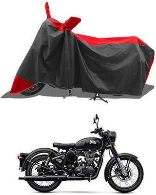 KEDIT Two Wheeler Cover for Royal Enfield(Bullet 500, Red)