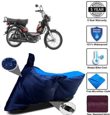 MISSION COLLECTION Waterproof Two Wheeler Cover for TVS(XL 100, Blue)