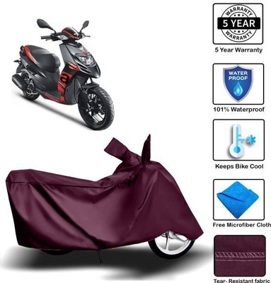 smwzxyu Waterproof Two Wheeler Cover for Aprilia(SR 150, Maroon)
