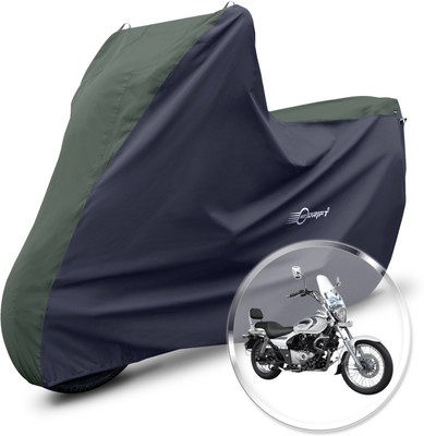 Neodrift Two Wheeler Cover for Bajaj(Avenger Street 220, Green, Black)
