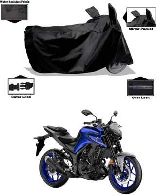 CODOKI Waterproof Two Wheeler Cover for Yamaha(MT 03, Black)