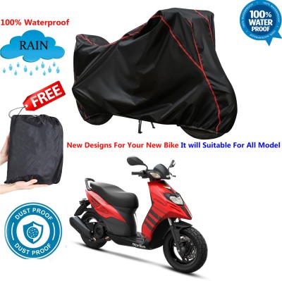 AutoGalaxy Waterproof Two Wheeler Cover for Aprilia(Storm 125, Black)