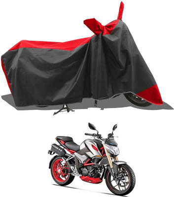KEDIT Two Wheeler Cover for Hero(Red, Black)