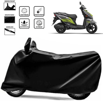 ANTHUB Waterproof Two Wheeler Cover for Suzuki(Avenis 125, Black)