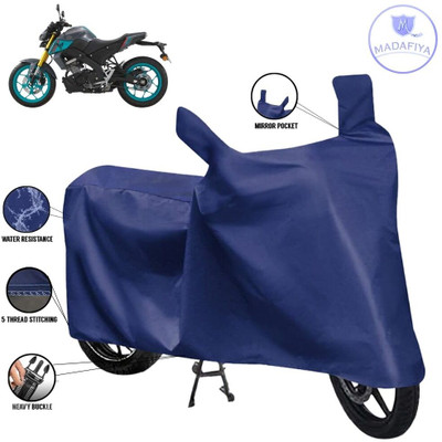 MADAFIYA Waterproof Two Wheeler Cover for Yamaha(MT 15 New BS6, Blue)