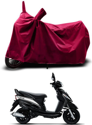 KEDIT Two Wheeler Cover for Mahindra(Rodeo, Maroon)