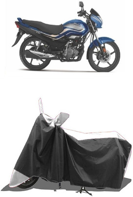 SUGASHRI Waterproof Two Wheeler Cover for Hero(Super Splendor, White, Black)