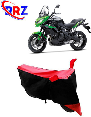 AutoGalaxy Waterproof Two Wheeler Cover for Kawasaki(Versys 650, Black, Red)