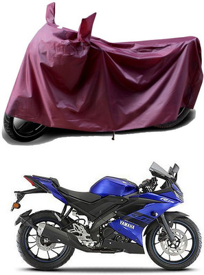 THE REAL ARV Waterproof Two Wheeler Cover for Yamaha(R15 V3, Maroon)