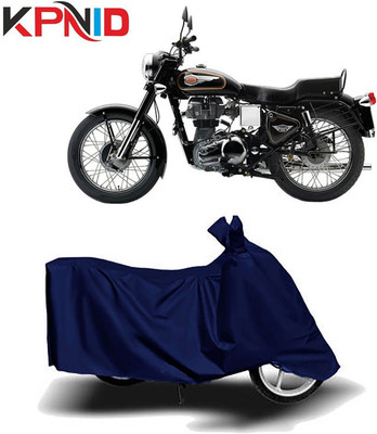 KPIND Waterproof Two Wheeler Cover for Royal Enfield(Bullet 350, Blue)