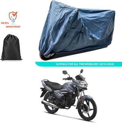 CODOKI Waterproof Two Wheeler Cover for Honda(CB Shine, Blue)