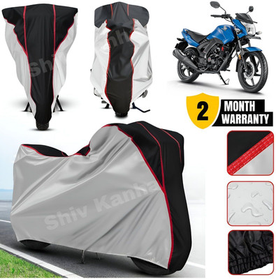 Shiv Kanha Waterproof Two Wheeler Cover for Honda(Livo BS6, Silver, Black)