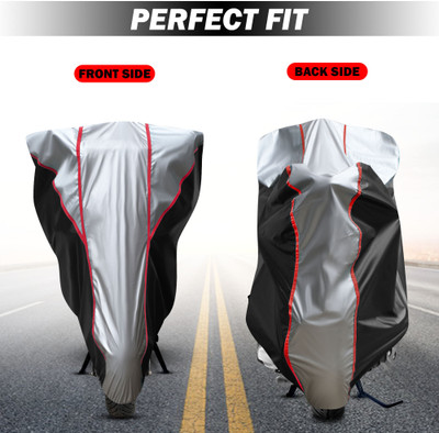 xodi Waterproof Two Wheeler Cover for Yamaha(Aerox 155 Maxi BS6, Silver, Black, Multicolor)