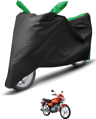 Caronix Waterproof Two Wheeler Cover for Hero(CD deluxe, Green)
