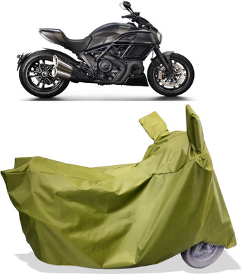 Amexride Two Wheeler Cover for Ducati(Diavel, Maroon)