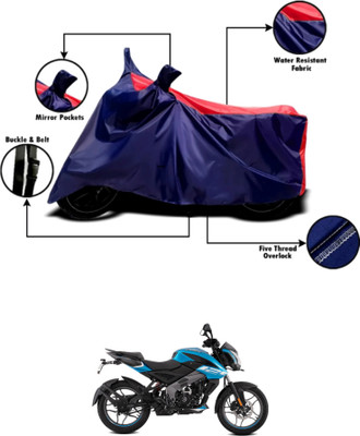 RAQTRO Two Wheeler Cover for Bajaj(Pulsar NS125, Red, Blue)