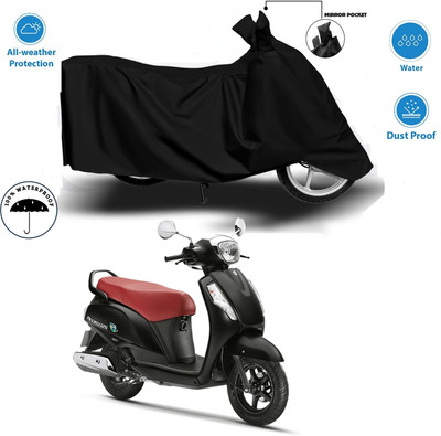 DeepShakshi AUTOMOTIVE Two Wheeler Cover for Suzuki(Access SE, Black)