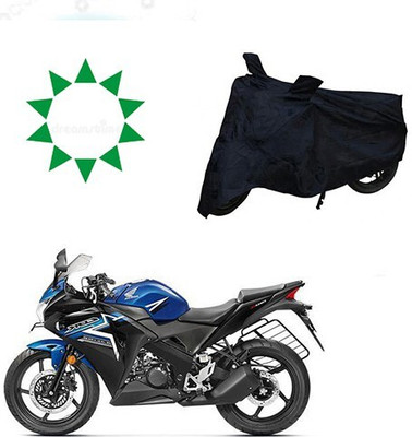 DeepShakshi AUTOMOTIVE Waterproof Two Wheeler Cover for Honda(CBR 150R, Black)