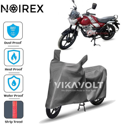 NOIREX Two Wheeler Cover for Bajaj(V12, Grey)