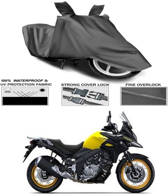 Genipap Two Wheeler Cover for Suzuki(V-Strom 650 XT, Grey)