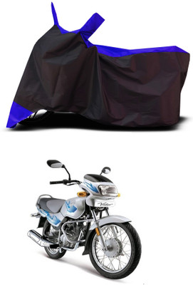 VESMEI Two Wheeler Cover for TVS(Victor Edge, Blue)