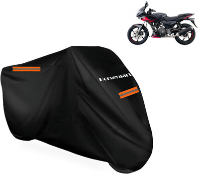 Horseyaart Waterproof Two Wheeler Cover for Bajaj(Pulsar 220F, Black)