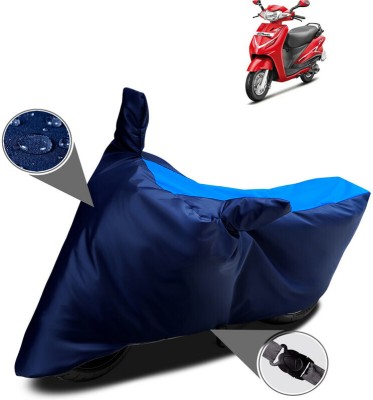 MMSSTAR Waterproof Two Wheeler Cover for Hero(Duet 125CC, Blue)