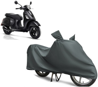 EGAL Waterproof Two Wheeler Cover for Vespa(Notte 125 BS6, Grey)