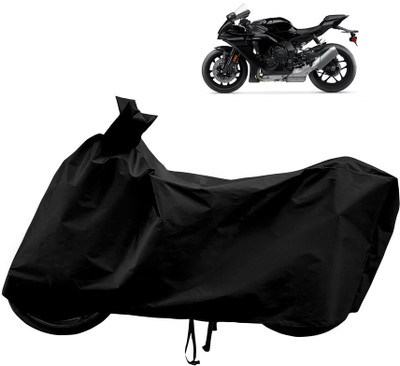 Horseyaart Waterproof Two Wheeler Cover for Yamaha(YZF R1 BS6, Black)