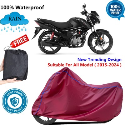 AUTOCAD Waterproof Two Wheeler Cover for Hero(Maroon)