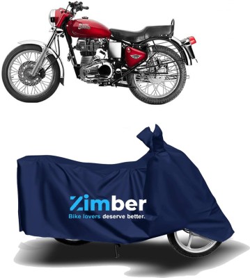 ZIMBER Two Wheeler Cover for Royal Enfield(Bullet 350, Blue)