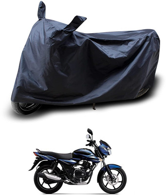 KEDIT Two Wheeler Cover for Bajaj(Discover 135, Black)