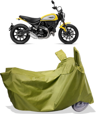 Amexride Two Wheeler Cover for Ducati(Scrambler Icon, Maroon)