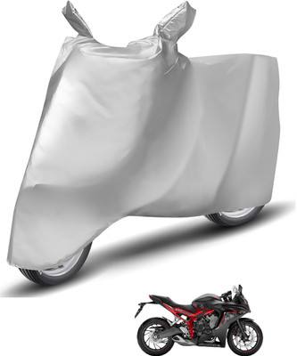 Caronix Waterproof Two Wheeler Cover for Honda(CBR 650F, Silver)