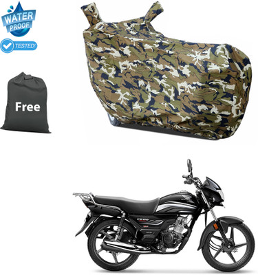 CODOKI Waterproof Two Wheeler Cover for Hero(CD 110 Dream, Yellow)