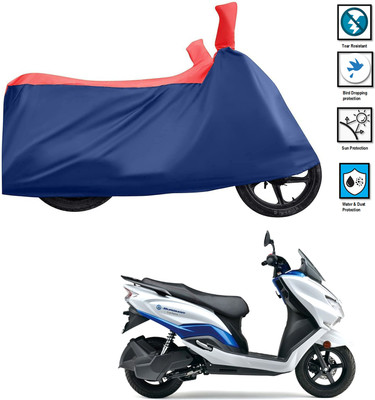 CODOKI Waterproof Two Wheeler Cover for Suzuki(Burgman Electric, Red)