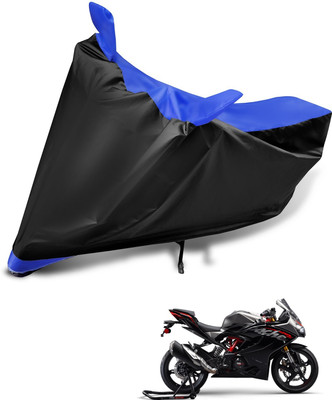 Euro Care Waterproof Two Wheeler Cover for TVS(Apache RR 310, Blue)