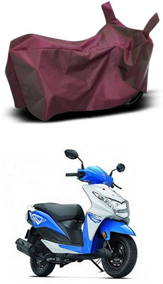 Mdstar Waterproof Two Wheeler Cover for Honda(Dio, Maroon)