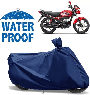 OliverX Waterproof Two Wheeler Cover for Hero(Passion Pro i3S, Blue)