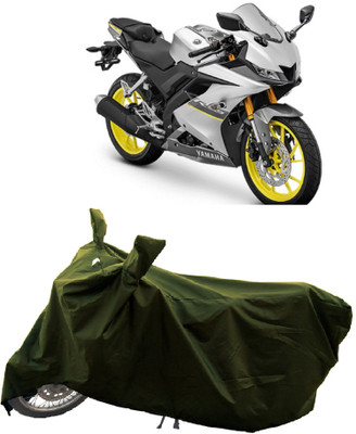 GROFATIK Two Wheeler Cover for Yamaha(YZF-R15 V3 New BS6, Green)